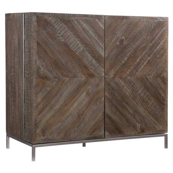Logan Square Parkside Sable Brown and Gray Mist Bar Cabinet, image 2