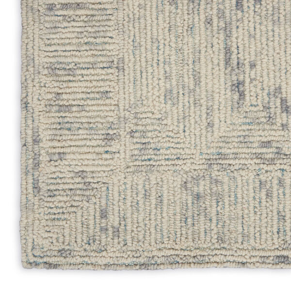 Vail Ivory Gray Teal Area Rug, image 5