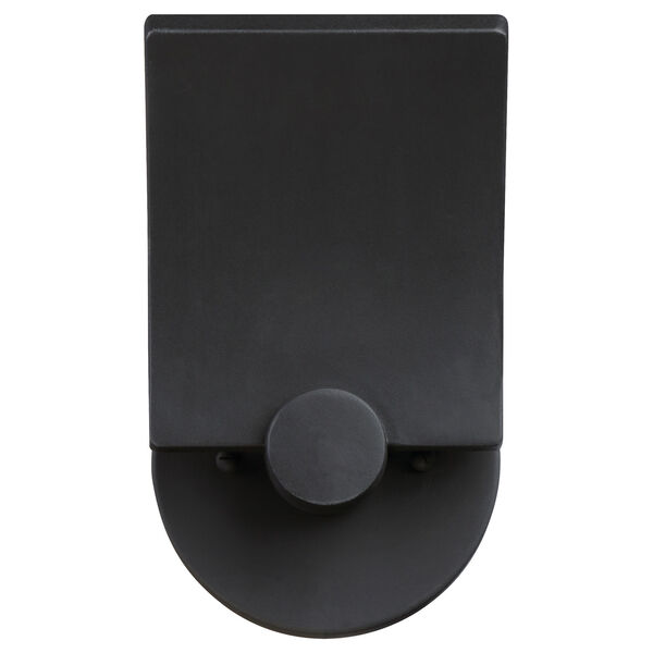 Flipout Black 8-Inch One-Light Outdoor LED Wall Sconce, image 1