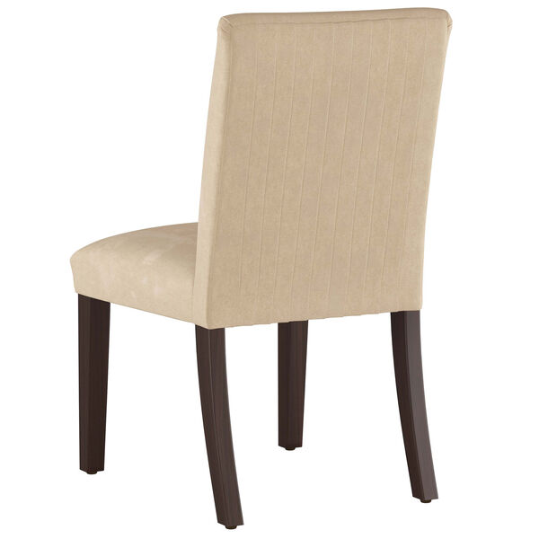 Velvet Pearl 37-Inch Pleated Dining Chair, image 4