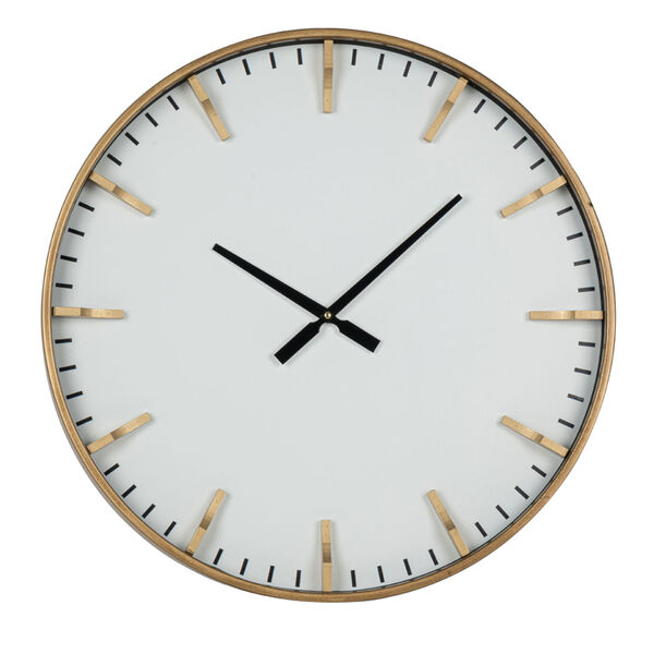 Isabella Gold 24-Inch Wall Clock, image 3