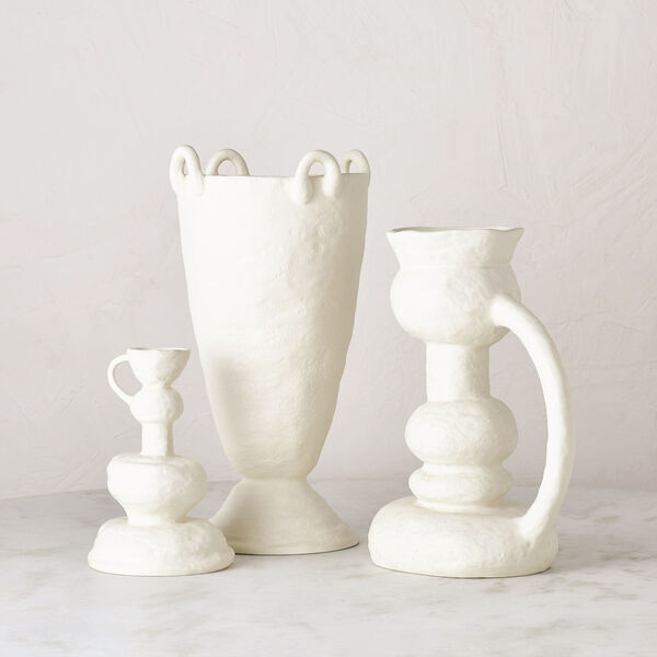Studio A Home White Remi Vase, image 3