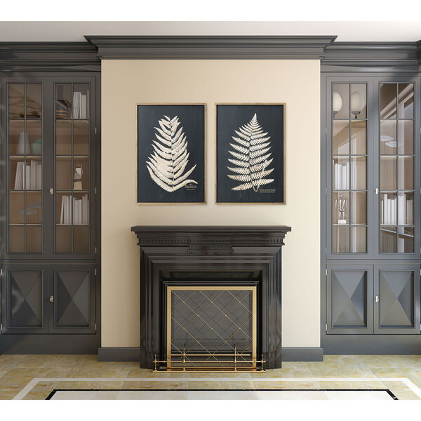 Collected Notions Black Wood Framed Wall Decor with Fern Leaf - Set of 2, image 3