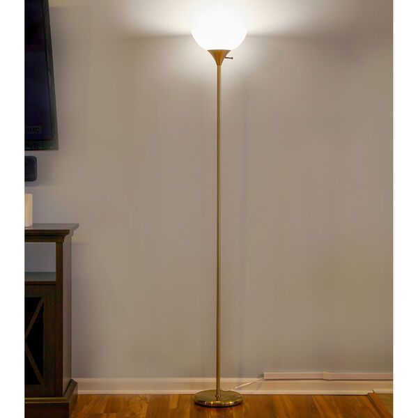 Sky Dome Brass LED Floor Lamp, image 4
