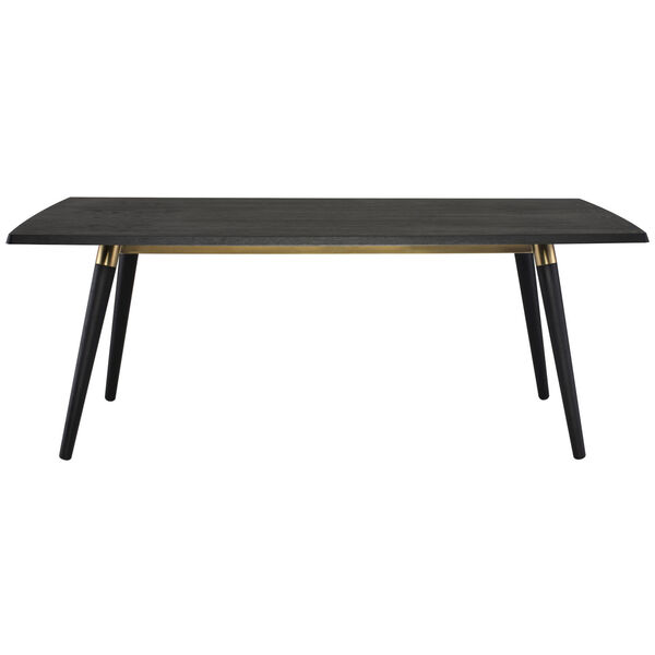 Scholar Onyx and Gold 79-Inch Dining Table, image 6