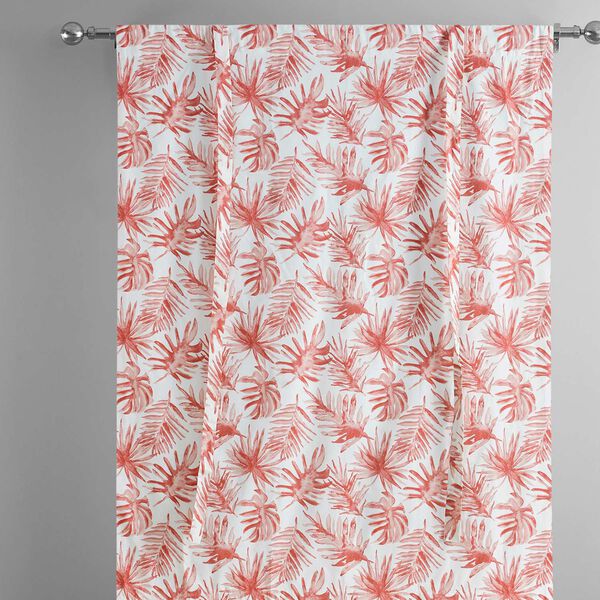 Artemis Rust Printed Cotton Tie-Up Window Shade Single Panel, image 6