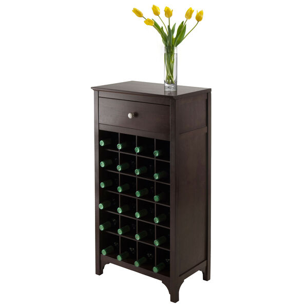 Ancona Modular Wine Cabinet with One Drawer and 24-Bottle, image 4