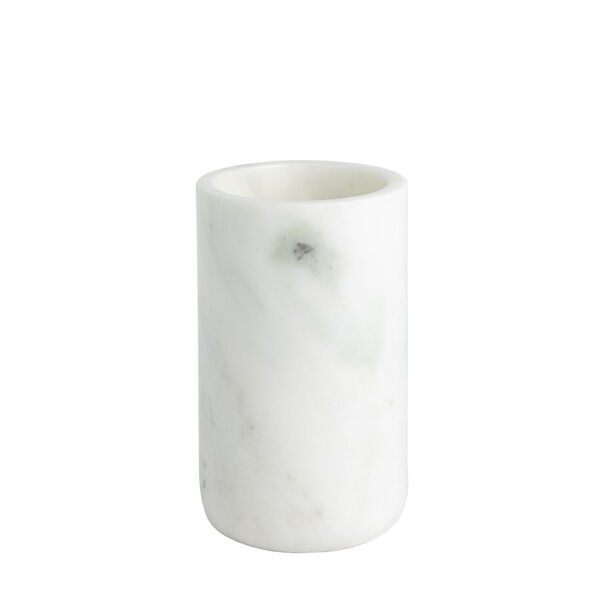 White 5-Inch Marble Vase, image 6