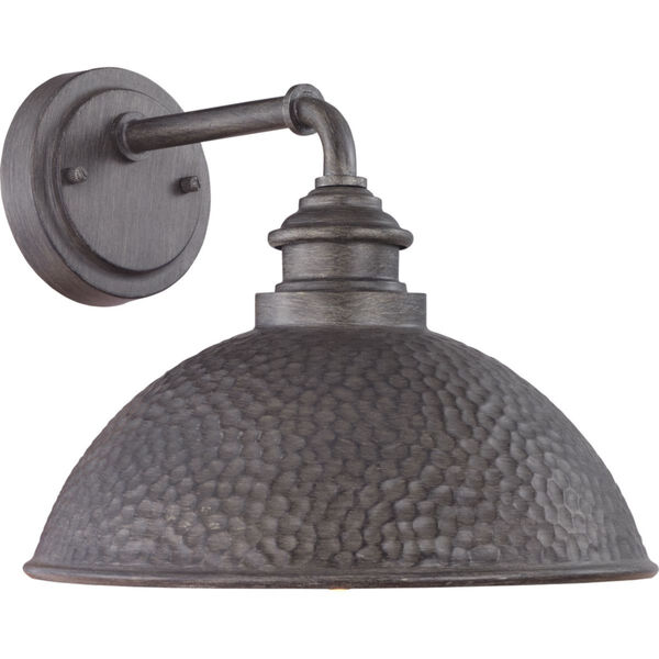Englewood Antique Pewter One-Light Outdoor Wall Lantern, image 1
