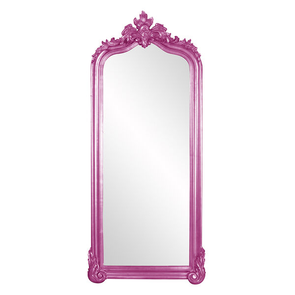 Tudor Glossy Hot Pink Mirror, image 1