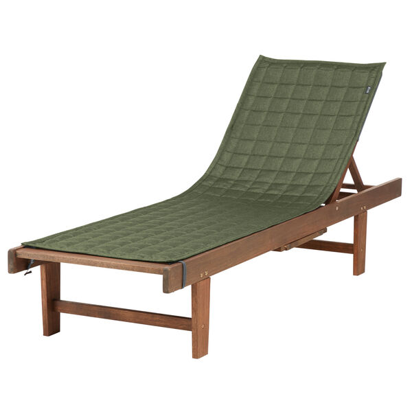 Oak Heather Fern 72-Inch Patio Chaise Lounge Cover, image 1