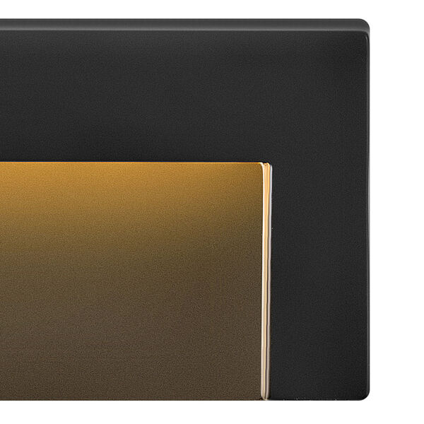 Taper Satin Black 12V Wide Horizontal LED Deck Sconce, image 4