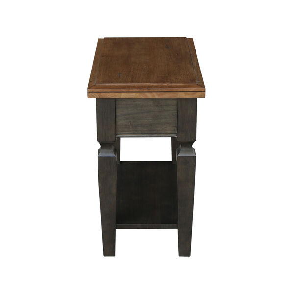Vista Hickory and Washed Coal Side Table, image 3