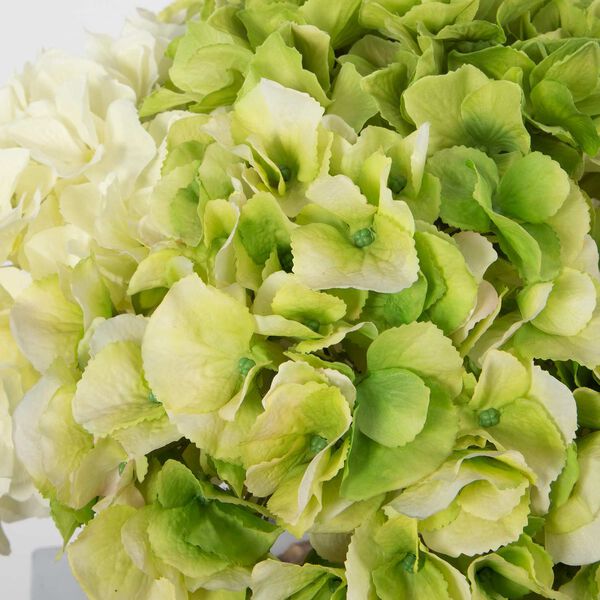 Savannah White Lime Bouquet In Glass Vase, image 4