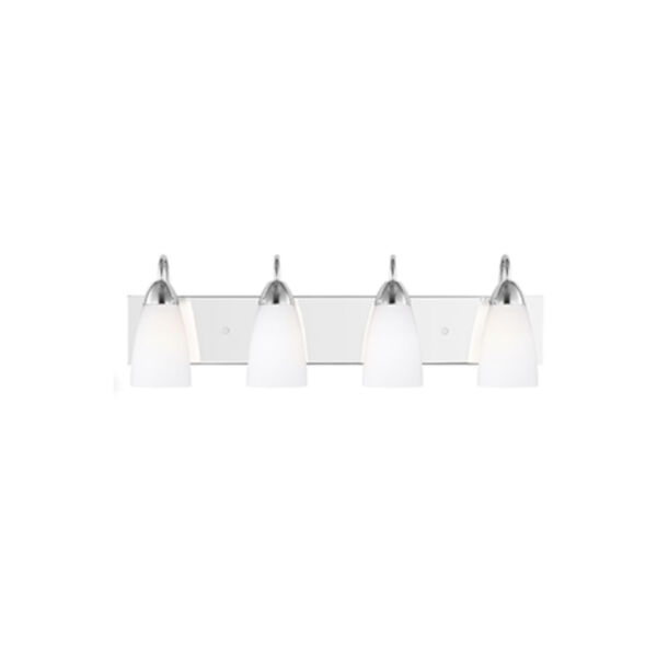 Nora Chrome Four-Light Wall Sconce, image 2