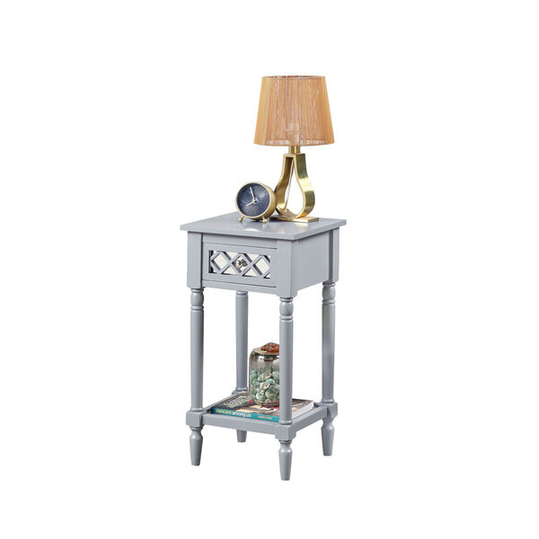 French Country Gray Khloe Accent Table, image 3