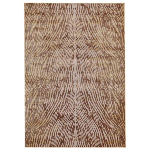 Cannes Brown Tan Area Rug, image 1