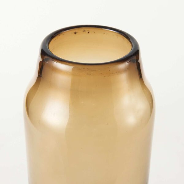 Amrita Golden Brown Five-Inch Glass Vase, image 4