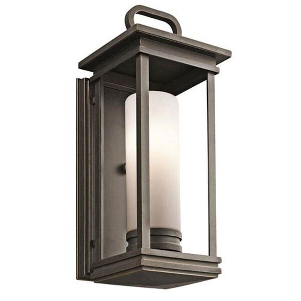 South Hope 17.75-Inch Tall Rubbed Bronze Outdoor Wall Light, image 1