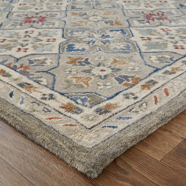 Rylan Taupe Ivory Red Area Rug, image 5