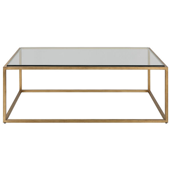 Bravura Brushed Gold Coffee Table, image 2