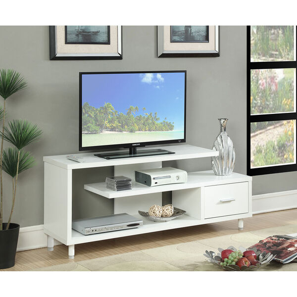 Nicollet White 60-inch TV Stand, image 3