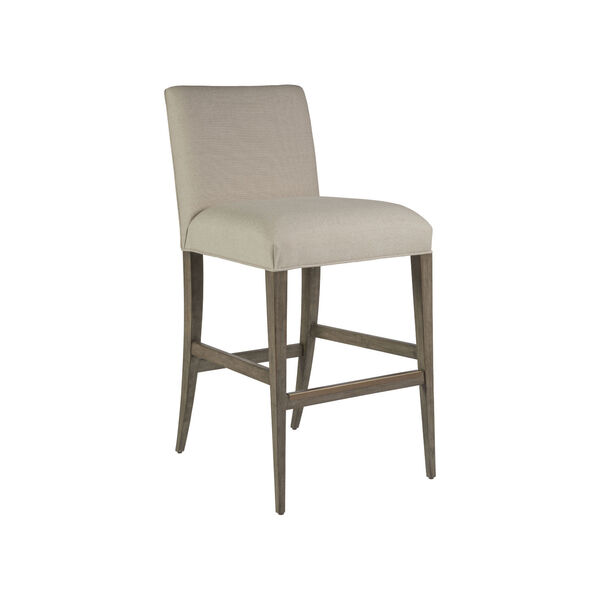 Cohesion Program Brown Madox Upholstered Low Back Barstool, image 1