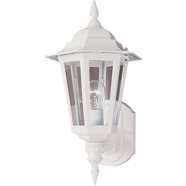 Builder Cast White One-Light Eight-Inch Outdoor Wall Sconce, image 1