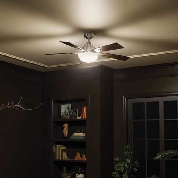 Vinea Brushed Stainless Steel LED 52-Inch Ceiling Fan, image 3