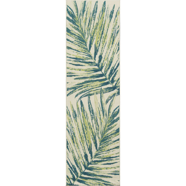 Baja Palm Leaf Green Rectangular: 2 Ft. 3 In. x 4 Ft. 6 In. Rug, image 6