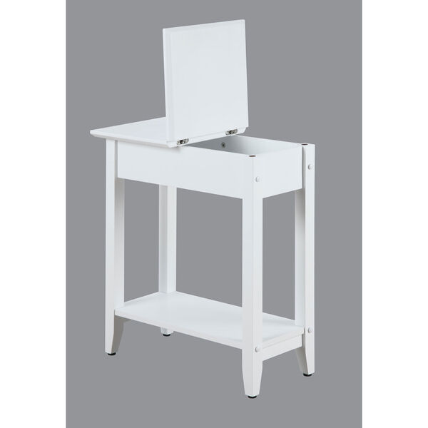 American Heritage White End Table, image 2