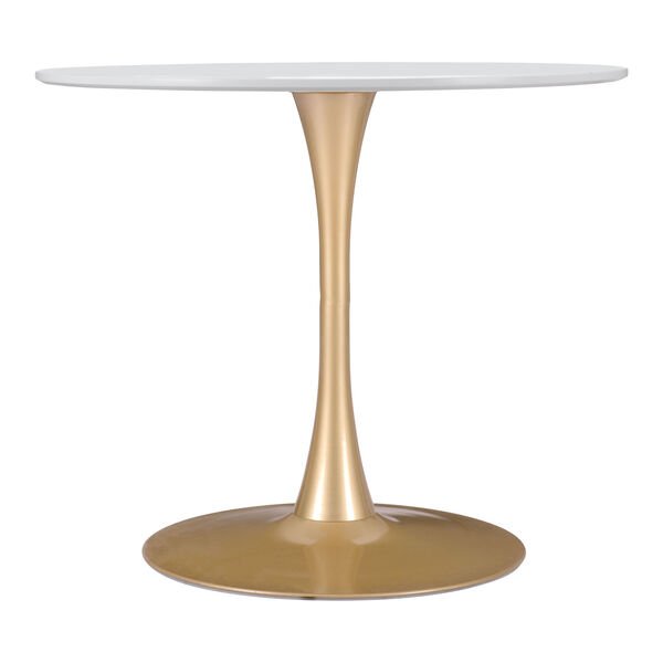 Opus White Dining Table, image 3