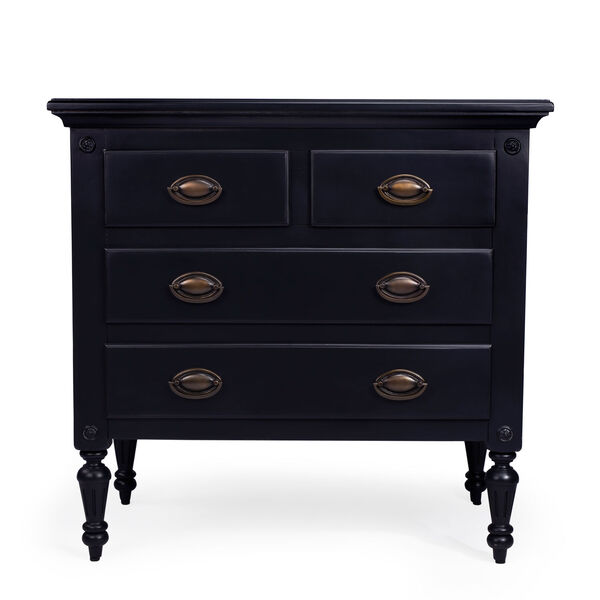 Easterbrook Black Drawer Chest, image 1