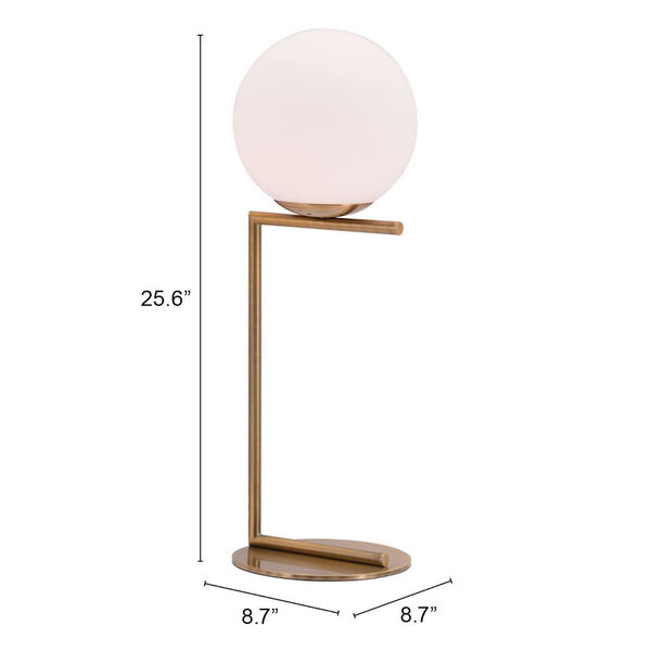 Belair Brass One-Light Desk Lamp, image 5