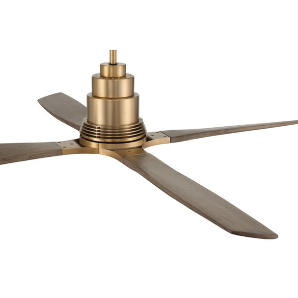 Ricasso Satin Brass 60-Inch LED Ceiling Fan, image 5