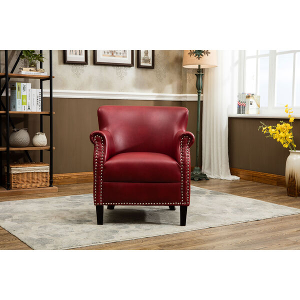 Holly Red Club Chair, image 2