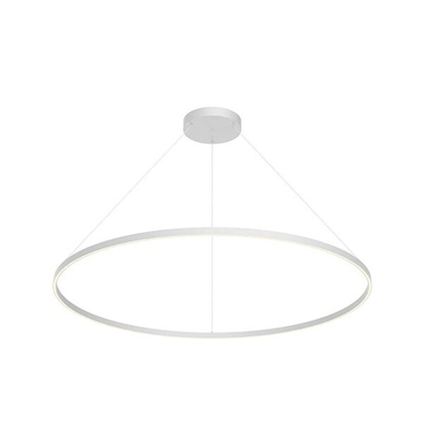 Cerchio White 60-Inch LED Pendant, image 1