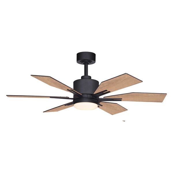 Mayfield Charcoal Black Integrated LED Ceiling Fan with Remote, image 1