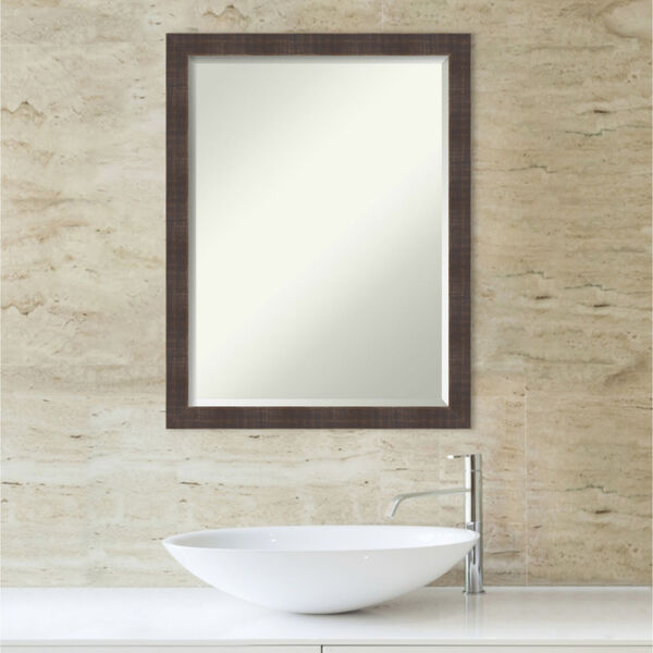 Whiskey Brown 20W X 26H-Inch Bathroom Vanity Wall Mirror, image 5
