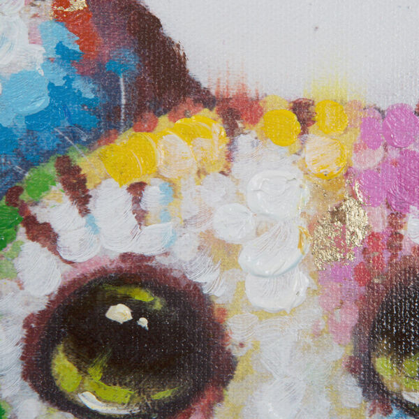Cat Beats: 24 x 24 Acrylic Painting, image 3
