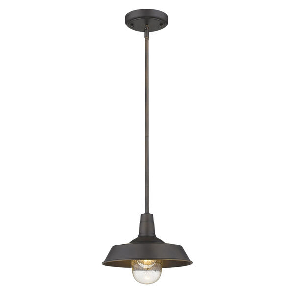 Burry Oil Rubbed Bronze One-Light Outdoor Convertible Pendant, image 2