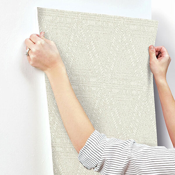 Norlander Beige Norse Tribal Wallpaper - SAMPLE SWATCH ONLY, image 3
