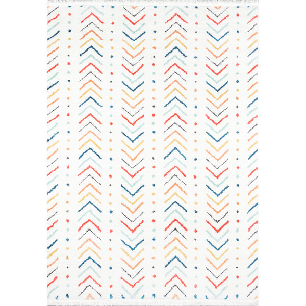 Ferris Multicolor Rectangular: 5 Ft. 3 In. x 7 Ft. 2 In. Rug, image 1