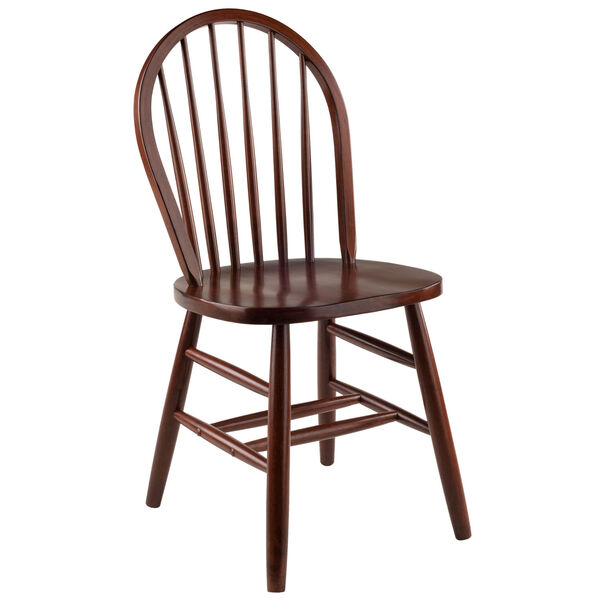 Windsor Walnut Chair, Set of 2, image 5
