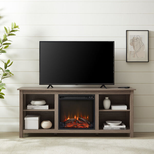 Mission Fireplace TV Stand, image 3