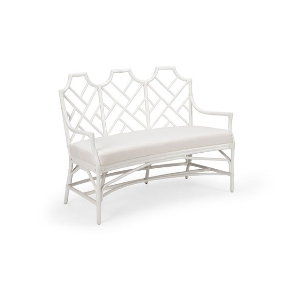 White Lacquer Bench, image 1