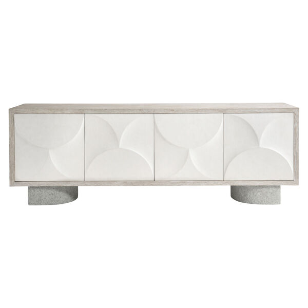 Lunula Flaxen and Sand Grey Entertainment Credenza, image 1