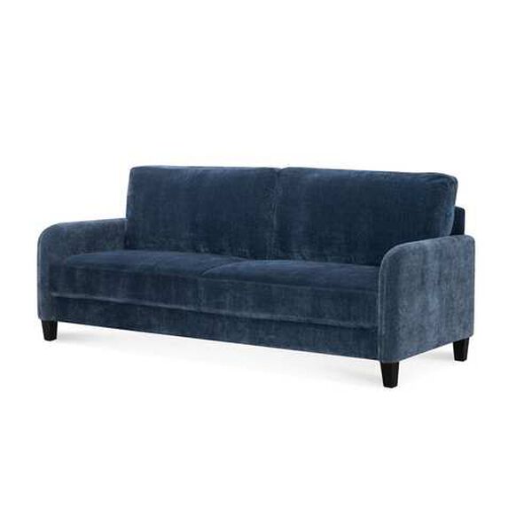 Everly Blue  Velvet Sofa, image 1