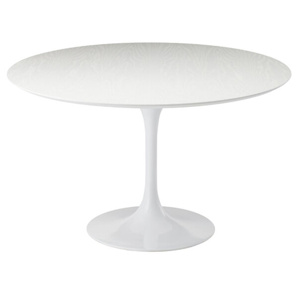 Echo Matte White Dining Table, image 3