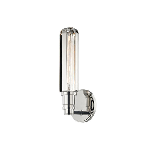 Red Hook Polished Nickel One-Light Wall Sconce, image 1